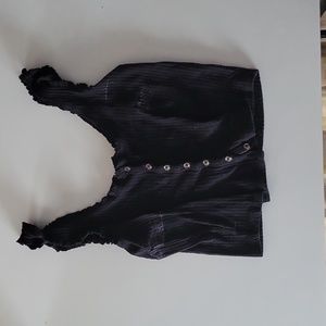 Black Wild Fable Cropped Tank Top